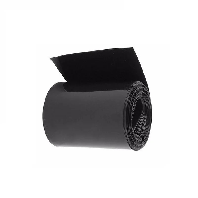 PVC Heat Shrink Sleeve 110mm Black 1 Meter.