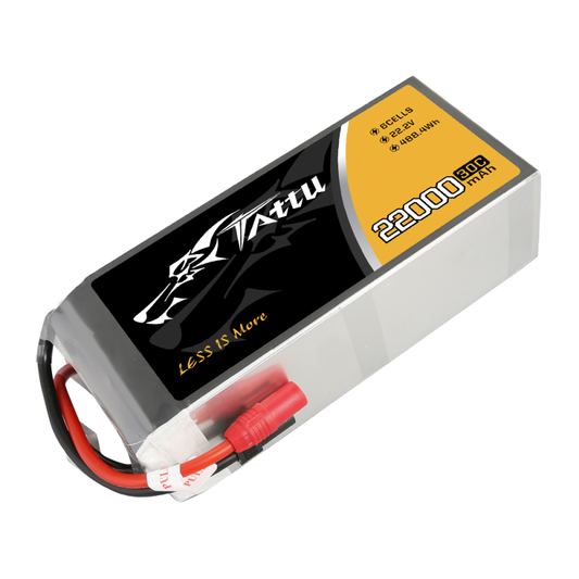 Tattu 22.2V 22000mAh 6S 25C Lipo Battery.