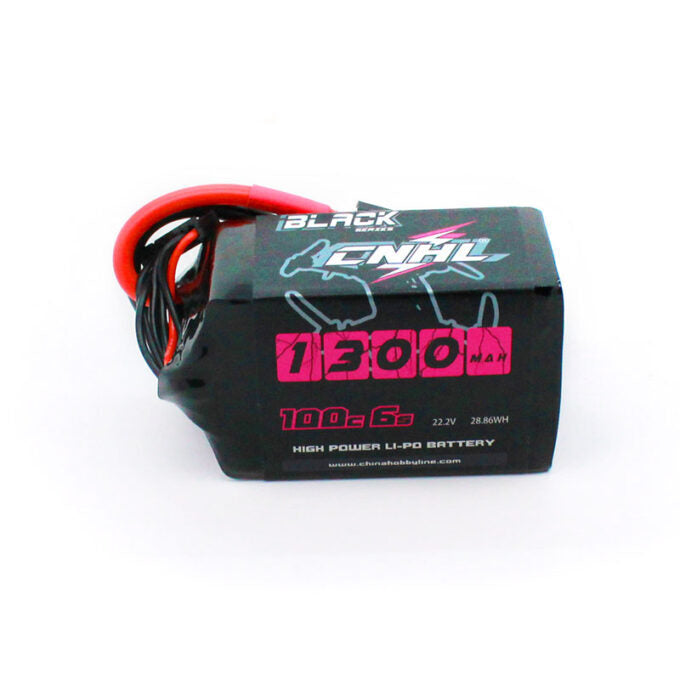 CNHL Black Series 1300mAh 6S 100C Lipo Battery.