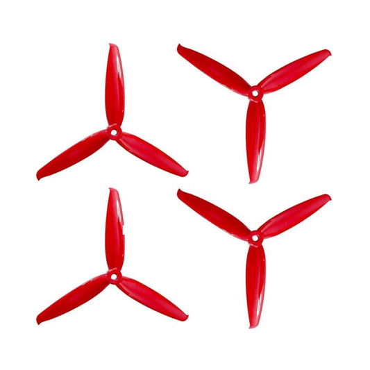 Orange HD 6042(6X4.2) Tri Blade Flash Propellers 2CW+2CCW 2 Pair Ferrari Red