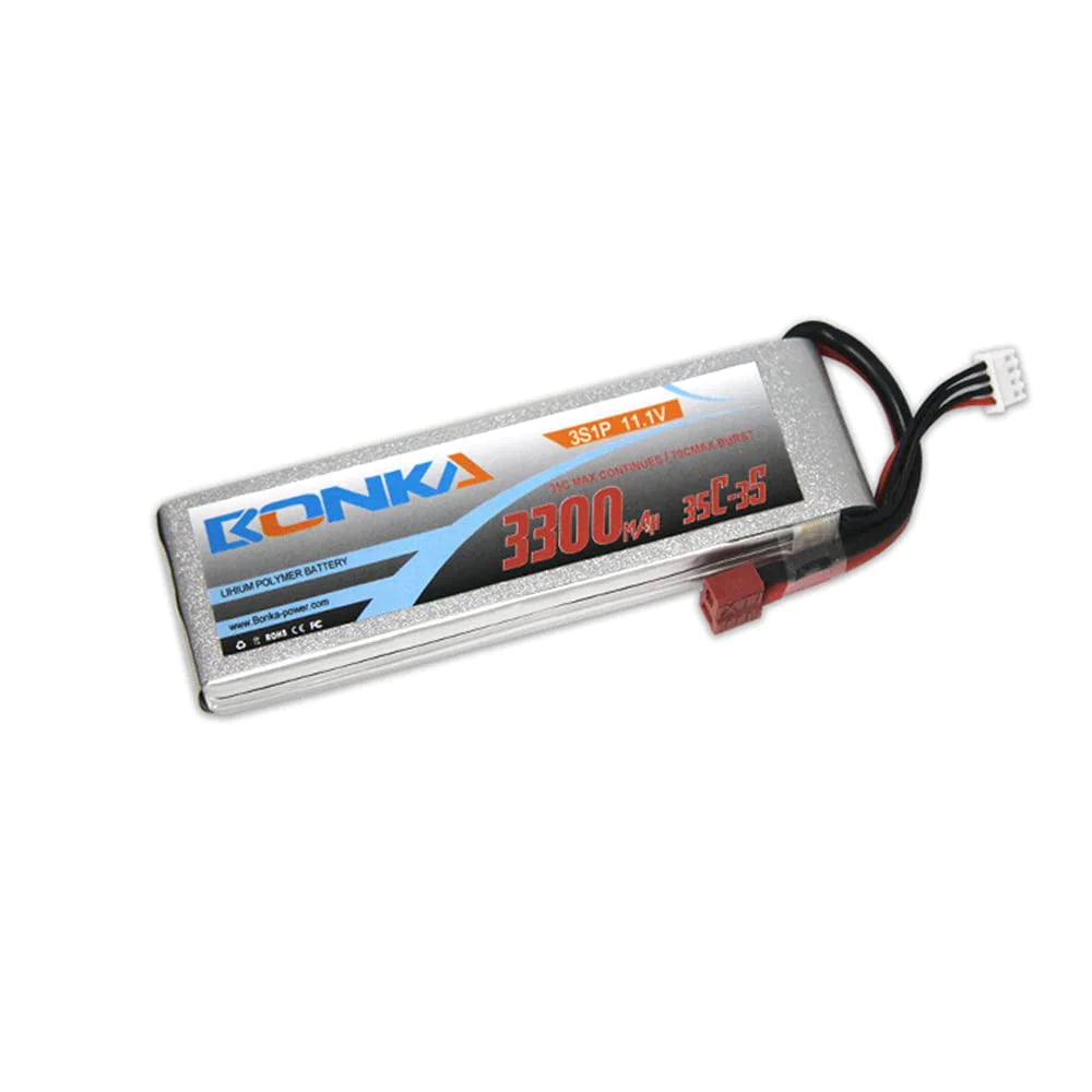 Bonka 11.1V 3300mAh 3S 35C Lipo Battery With XT60 Plug.