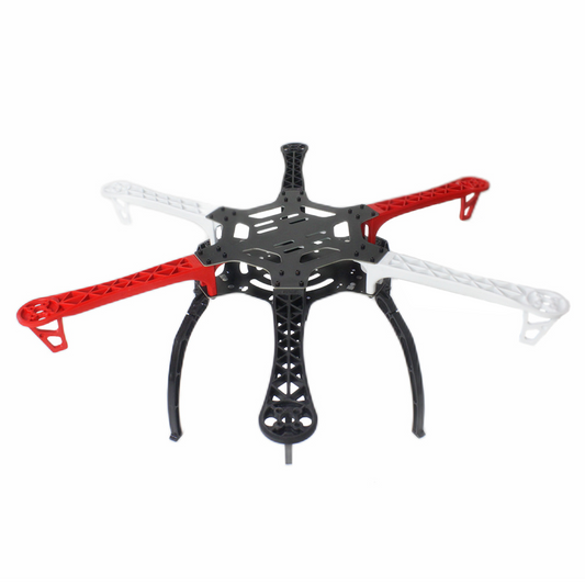 F550 / Q550 Hexa-Copter Frame, Landing Gears and Integrated PCB Kit – Made in INDIA