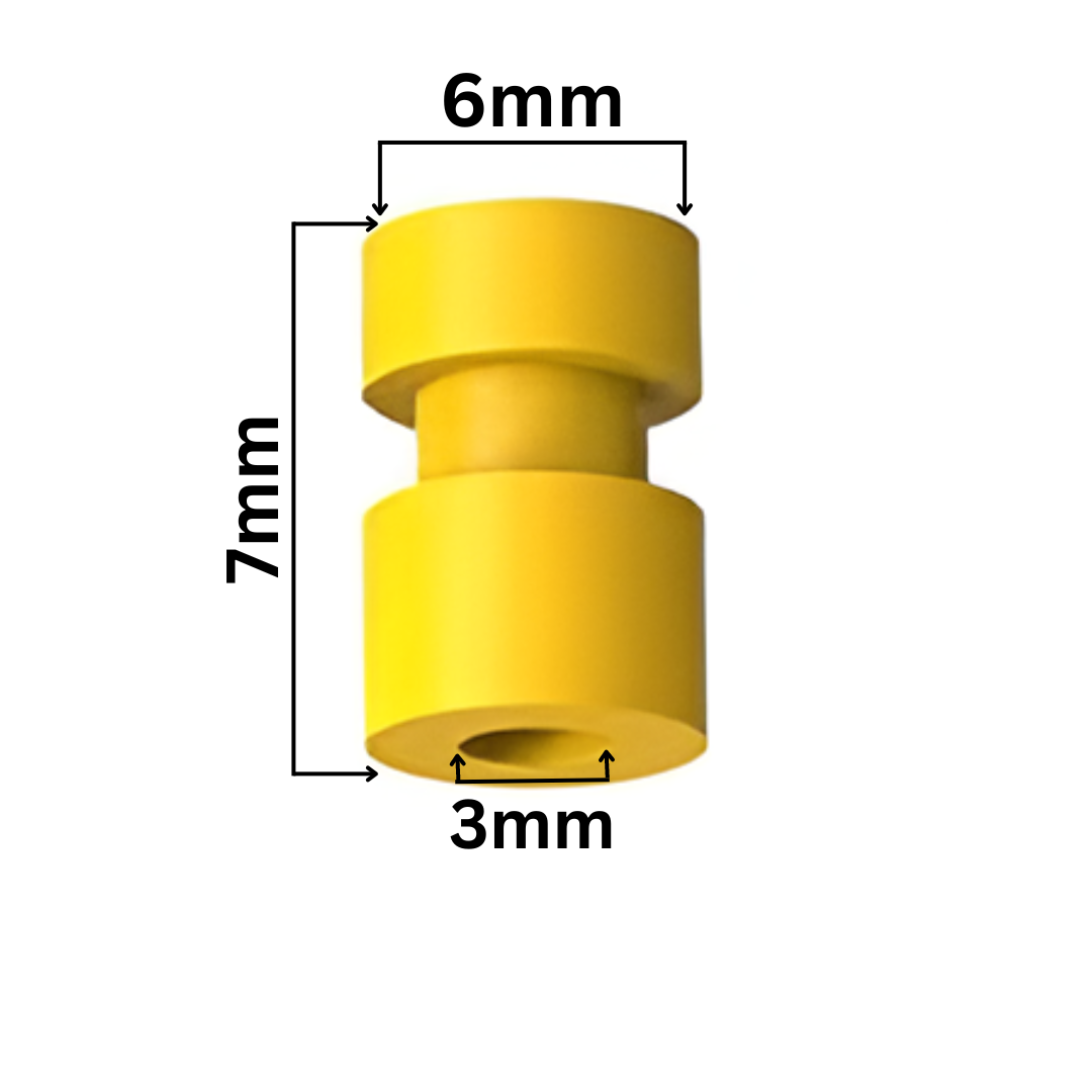 M2 Rubber Damper Balls For F4 Flight Controller (7×6×3) (4pcs).