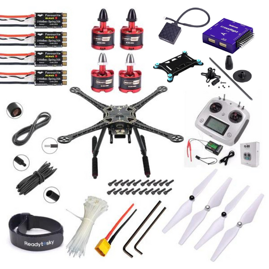 Radiolink Crossflight Flight Controller With GPS TS100 S500 Quadcopter with carbon fibre landing gear Advance Drone Kit - Flysky - i6s