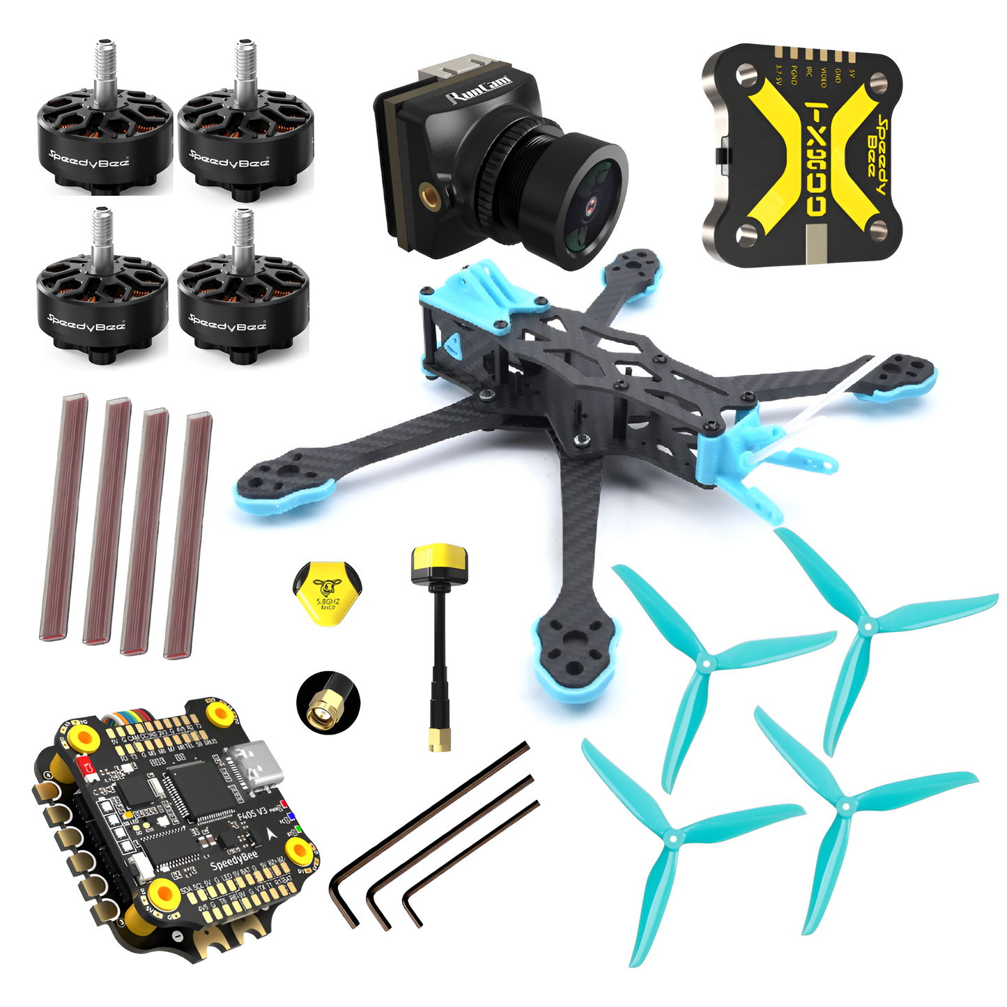 5 inch Apex DC HD Frame 4 – 6S Analog FPV Drone Kit