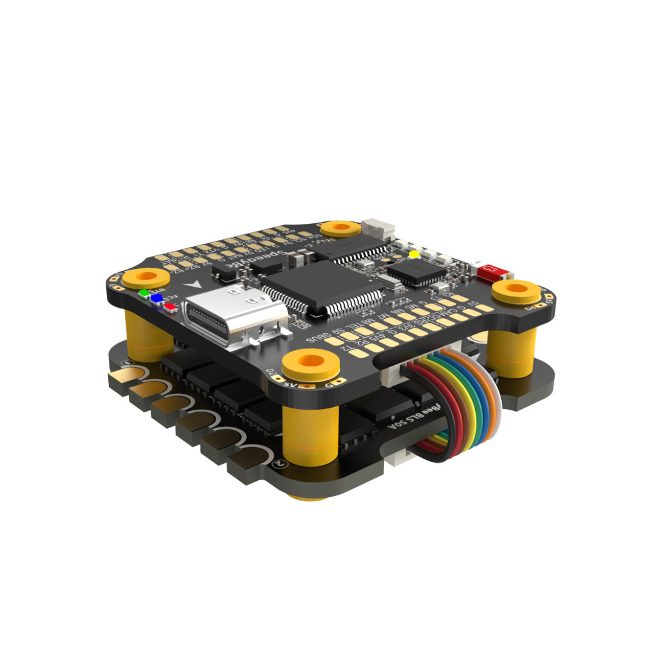 SpeedyBee F405 V3 BLS 50A 30×30 FC & ESC Stack for drone.