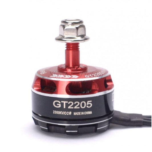 GT2205 2300KV Brushless DC Motor – Silver Cap (CCW Motor Rotation).