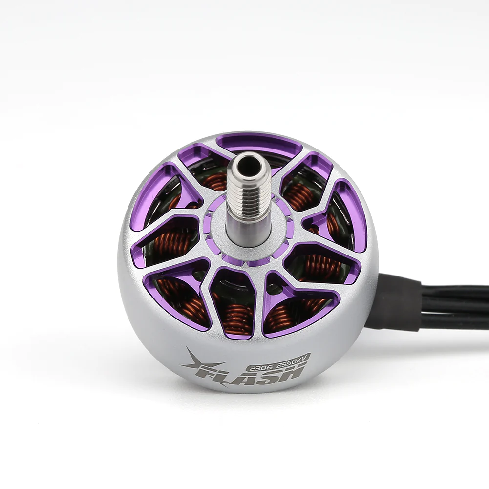 FlyFishRC Flash 2306 1750KV FPV Motor - Grey & Purple.