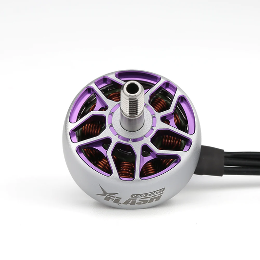 FlyFishRC Flash 2306 2550KV FPV Motor - Grey & Purple.