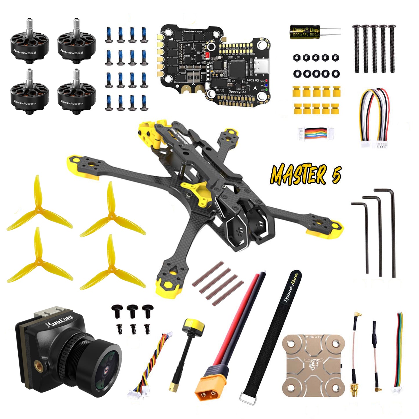 Master 5 Freestyle 4-6s Analog FPV Drone Kit