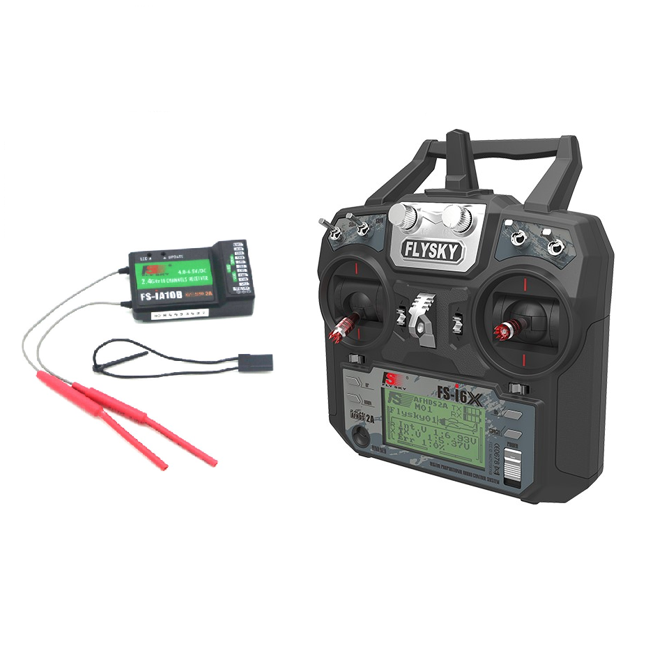 Flysky FS-i6X 2.4GHz 6CH AFHDS 2A RC Transmitter With FS-iA10B 2.4GHz 10CH Receiver